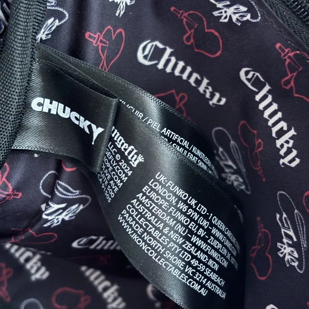 Loungefly Mini Backpack Wallet Set Chucky Bride  Tiffany Tattoo Design Heart